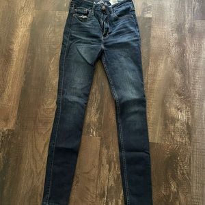 Ultra high rise super skinny hollister jeans